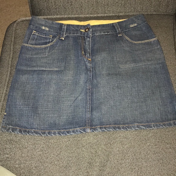 2/$10 Papaya Denim Skirt - Picture 2 of 8